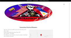 Desktop Screenshot of generationpracticalshooters.com